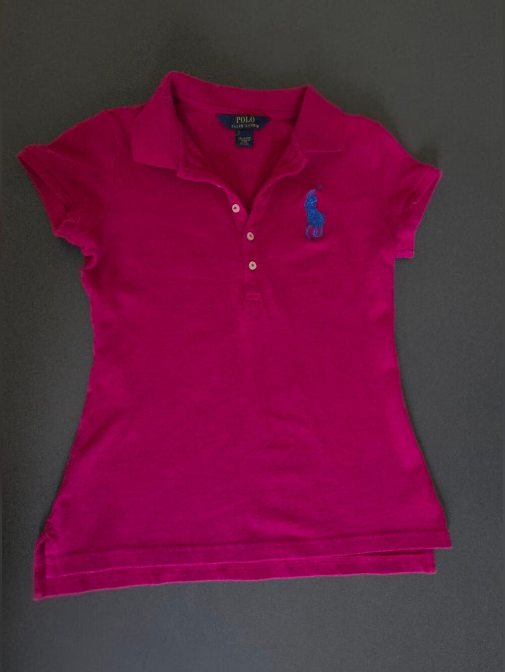 Ralph Lauren Polo Short Sleeve Pink Polo Shirt - Picture 2 of 4
